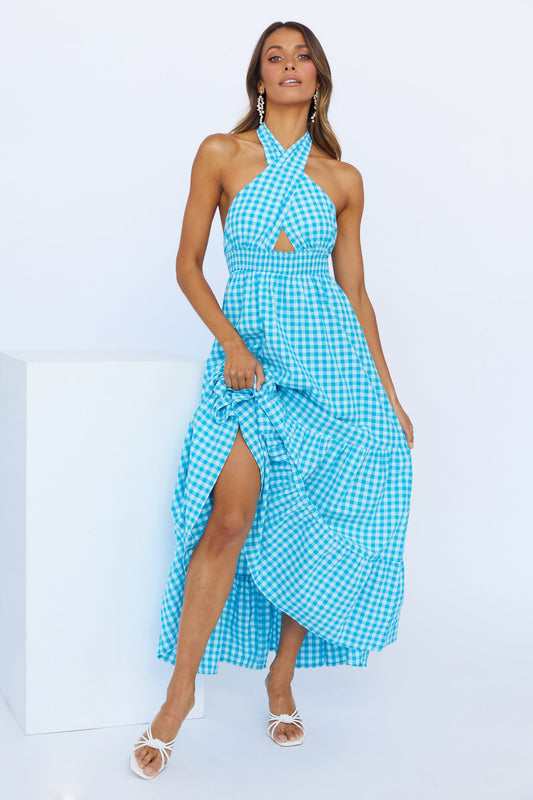 Important Piece Maxi Dress Blue