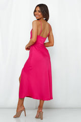 Family Secret Maxi Dress Hot Pink