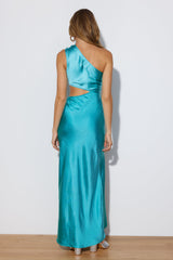 Poker Faced Maxi Dress AQUA BLUE