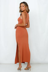 Up Early Maxi Dress Orange