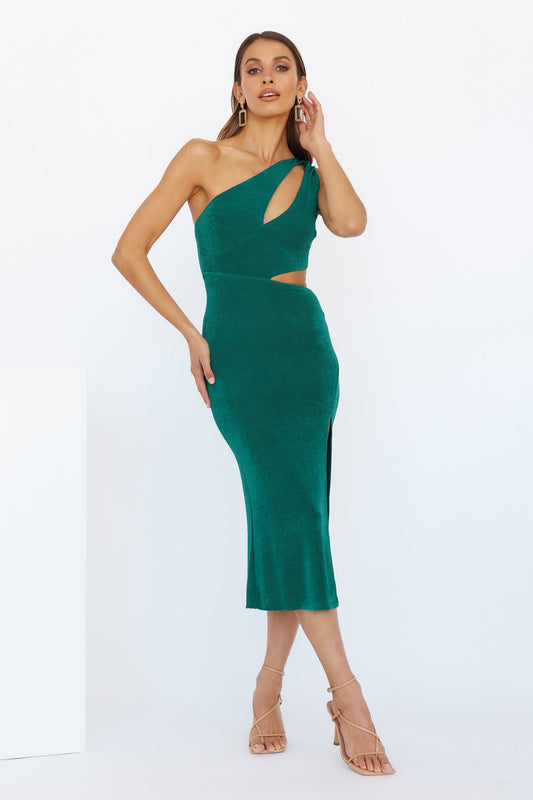 Ring Ring Midi Dress Emerald