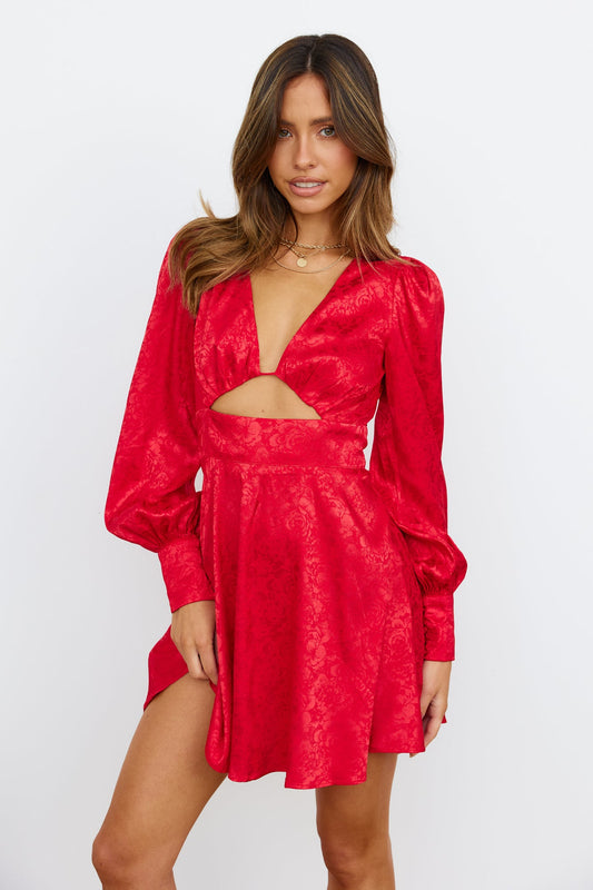 SEVEN WONDERS Rosalia Mini Dress Red