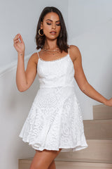 Lipstick Girl Dress White