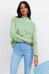 Ascent To Cuteness Knit Jumper Green