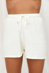 Flight Mode Shorts White