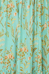 Tropical Fun Dress Mint