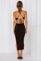 Be My Copycat Midi Dress Black