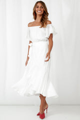 Good As You Midi Dress White