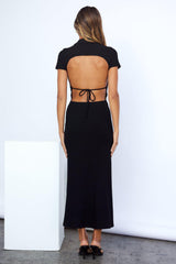 Last Minute Trip Maxi Dress Black