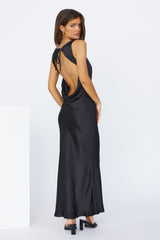 Ballroom Babe Midi Dress Black