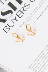 Silken Wings Earrings Pink