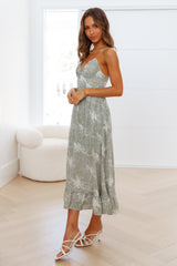 Good Friend Midi Dress Sage