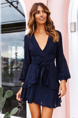 Get Your Shine On Dress Navy