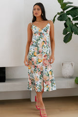 Under The Sun Midi Dress Floral