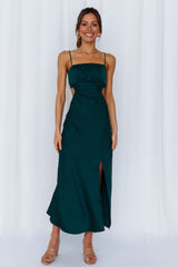 Daytime Affair Midi Dress Forest Green