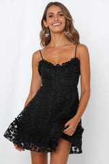 United Hearts Dress Black