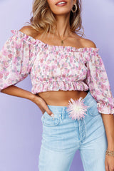 Not Alone Crop Top Lilac