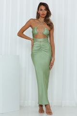 My Lookbook Maxi Skirt Green