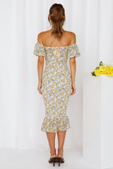 Alive Today Midi Dress Yellow