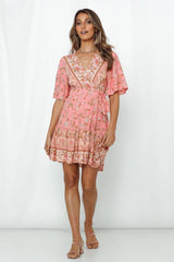 Sicilian Sun Dress Pink