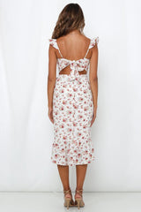 West Coast Represent Midi Dress White