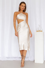 Limitless Living Midi Dress Champagne