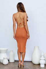 Youngblood Midi Dress Orange