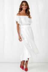 Good As You Midi Dress White