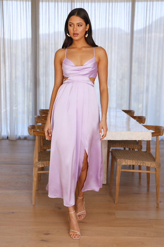 Early Mornings Maxi Dress Purple