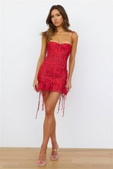 Sweet Girlie Mini Dress red