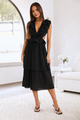 Dive Into Love Maxi Dress Black