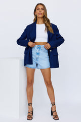 LIONESS Brentwood Blazer Midnight Blue