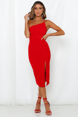 HELLO MOLLY Taking It Back Dress Red