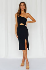 Jade Midi Dress Black