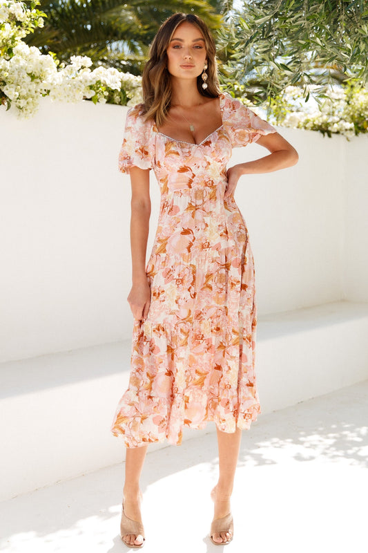 Forget About You Midi Dress Pink