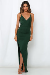 Bullseye Maxi Dress Forest Green