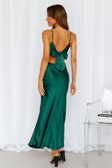 Smile For The Camera Midi Dress Green