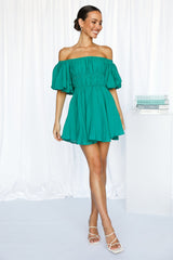 Be Your Baby Doll Dress Green