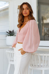 Night Train Crop Top Blush