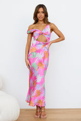 Playing The Field Maxi Dress Pink