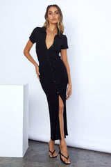 Last Minute Trip Maxi Dress Black