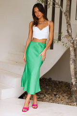 The Jewel Maxi Skirt Green