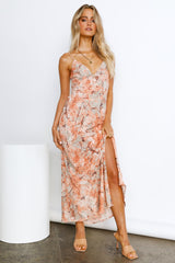 No Yesterday Maxi Dress Orange