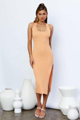 Hot Girl Summer Midi Dress Orange