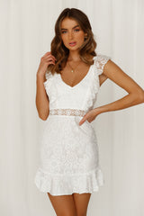 Sending Flirty Texts Dress White