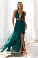 HELLO MOLLY Since I Met You Maxi Dress Green