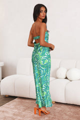 Letters Of Mine Maxi Dress Green