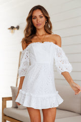 Joey Dress White