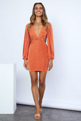 Reach For It Dress Orange