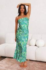 Letters Of Mine Maxi Dress Green